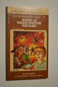 Dungeons & Dragons Endless Quest Book #7 HERO OF WASHINGTON SQUARE TSR 1983 - Picture 1 of 1