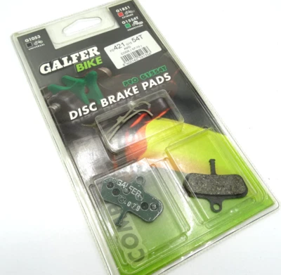 Galfer Bike Disc Brake Pads Avid Code Competition Green FD421G1554 1 x Pair A12 - Image 1 of 3