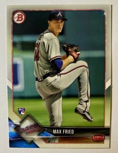 Max Fried 2018 Bowman Rookie Card RC #90 Atlanta Braves