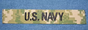 New US Navy Type 3 Uniform Patch Surplus Digital Green Sew-On Military Naval - Picture 1 of 3