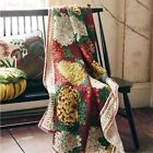 NWT John Derian for Target Cotton Fall Mums Quilted Throw Blanket 50”x70”