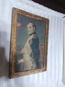 STAMPA NAPOLEONE originale 1700 1800 e cornice in legno. BELLISSIMO - Foto 1 di 5