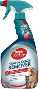 Simple Solution Pet Stain and Odor Remover | Enzymatic Cleaner 32 oz Spray