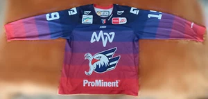 HK ADLER MANNHEIM Jersey, Original, XL, VEY, unterschrieben von allen Spielern - Bild 1 von 6