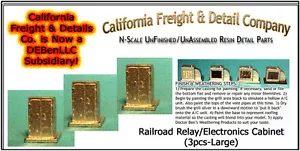 Gabinetes de relé/electrónico de carga y detalles de ferrocarril CAL-LG N/1;160 - Imagen 1 de 11