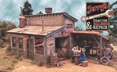 Modelo a escala de molinos de barras funciona escala 254 O Jerry's pequeño motor reparación artesano Ki Foto 1 de 2