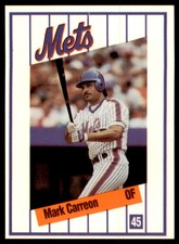 1991 KAHN'S NEW YORK METS MARK CARREON NEW YORK METS #NNO