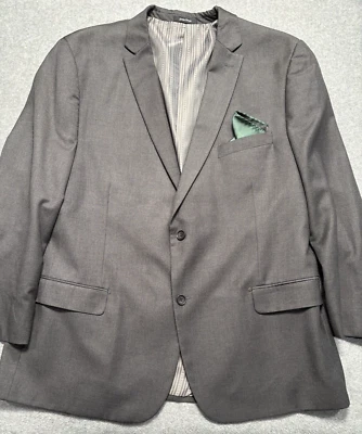 GIORGIO FIORELLI Hombres Gris Carbón ALTO Abrigo Deportivo Traje Chaqueta TALLA 52L Foto 1 de 4