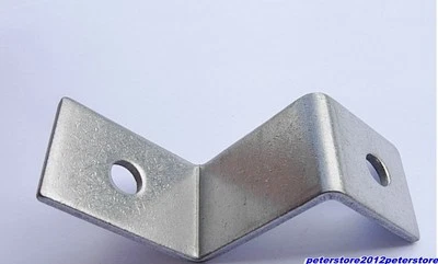 S P 1 Stück Z-Winkel 46X45 X 30X3 Edelstahl A2 Winkel Verbinder für Solar Montage