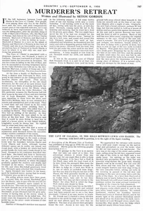 1950 Artículo de A Murderer's Retreat Ulladal Cueva Isla de Harris Seton Gordon - Imagen 1 de 1
