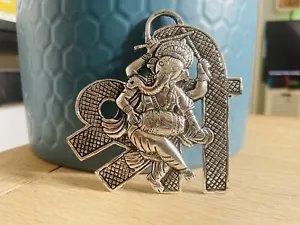 Lord Ganesha Shri Ganesh Hindu OM AUM Wall Hanging Door Ganpati God Metal Diwali - Picture 1 of 7