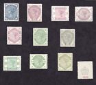 Queen Victoria 1883 Set of 10 (forgeries)