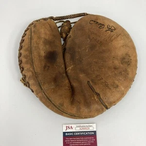 Yogi Berra Signed 1950's Spalding Game Model Catcher's Mitt Glove JSA COA - Picture 1 of 5
