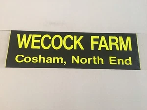 Hoeford / Portsmouth Bus Blind May99 36" - Wecock Farm Cosham North End - Bild 1 von 4