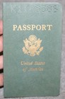 VINTAGE 1969 US UNITED STATES PASSPORT PRETTY YOUNG WOMAN