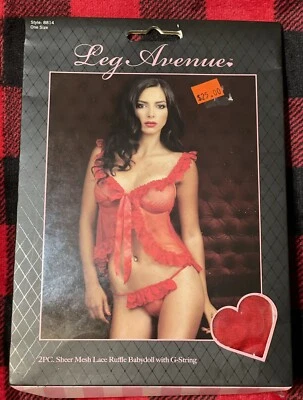 2 шт. Прозрачная сетчатая кружевная кукла с оборками и трусиками - Изображение 1 из 2