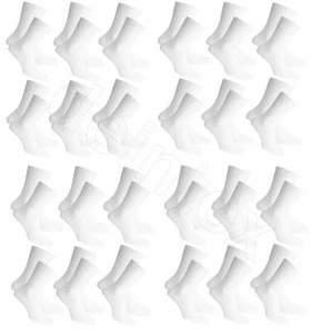 Calcetines diabéticos para mujer y hombre 100% algodón sin goma sin costura blanco - Imagen 1 de 1