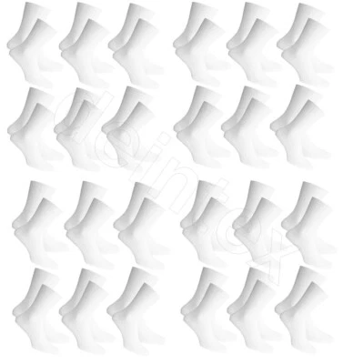 S.LABEL Diabetiker Socken für Damen & Herren 100% Baumwolle ohne Gummi ohne Naht Weiss