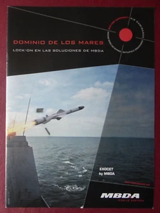 3/2013 PUB MBDA MISSILE SYSTEMS EXOCET ORIGINAL SPANISH AD - Picture 1 of 1