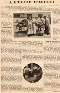 ARTICLE  PRESSE PRESS 1942 L ECOLE D ALFORT PAR JACQUES CAROLLES - Picture 1 of 1