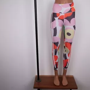 Adidas x Marimekko Damen Multicolor Cropped Leggings Laufhose Gr. XS/S - Bild 1 von 18