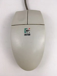 Vintage Logitech M-S34 2-Button Mechanical Ball Mouse PS/2 - Picture 1 of 4