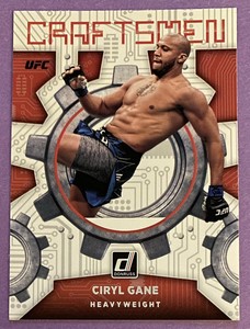 2022 Panini Donruss UFC Craftsmen Ciryl Gane #20 Heavyweight