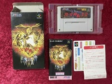 Shin Megami Tensei II Nintendo SNES Super Famicom SFC w/ Box Manual Japan