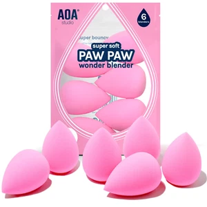Collection Makeup Sponge Set Latex Free and High-Definition Set of 6 Makeup Wond - Picture 1 of 11
