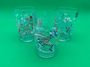 Walt Disney World 25th Anniversary 3er Set verschiedene McDonalds Gläser - Vintage - Bild 1 von 15