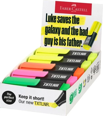 Faber-Castell 154210 - TXTLNER marker set, 10 neon markers for children and adul - Image 1 of 2