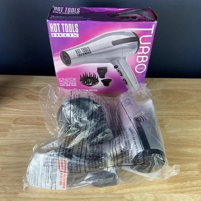 Secador de salão Hot Tools Helix Turbo turmalina iônica 1875w cinza - Imagem 1 de 4