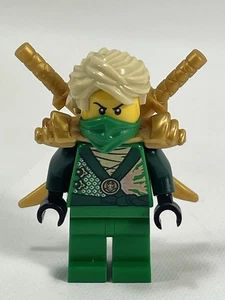 LEGO Ninjago Mini Figure Lloyd Rebooted Techno Robe 70725 70722 Green Ninja - Picture 1 of 8