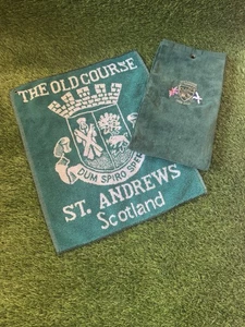 Bolsa de golf ST ANDREWS Millenium Open 2000 Old Course toallas TOTALMENTE NUEVA - Imagen 1 de 4