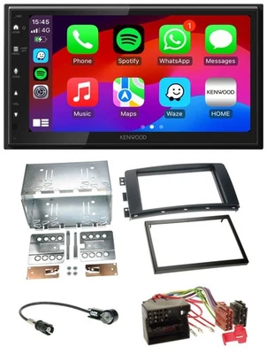 Kenwood MP3 USB DAB 2DIN Bluetooth Autoradio für Smart ForTwo 07-10 ForFour 04-0 - Bild 1 von 4