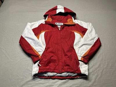Chaqueta de Invierno Columbia De Colección Y2K Sherpa Forrada Con Capucha Para Mujer Talla Mediana Foto 1 de 4