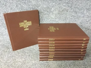Louis L"Amour 1997 98 99 2000 02 03 04 06 07 08 Leatherette Book - Choice - Picture 1 of 11
