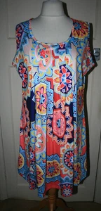 VESTIDO SIN MANGAS ELÁSTICO MULTICOLOR TALLA 22/24 - Imagen 1 de 4