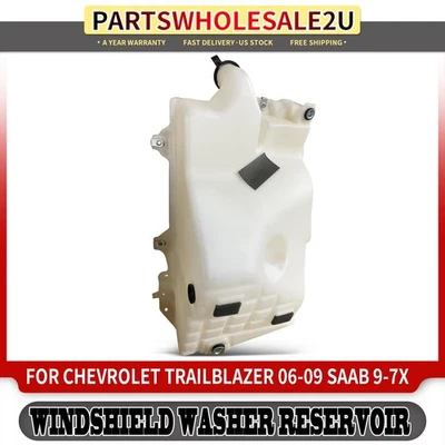 Windshield Washer Reservoir w/ Cap for Saab 9-7x Chevrolet Trailblazer 2006-2009 - Image 1 of 4