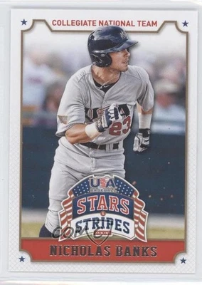 2015 Panini Stars and Stripes Nick Banks Nicholas Banks #77 - Image 1 of 2