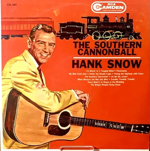 HANK SNOW THE SOUTHERN CANNONBALL RCA VINYL 1961 - Picture 1 of 4