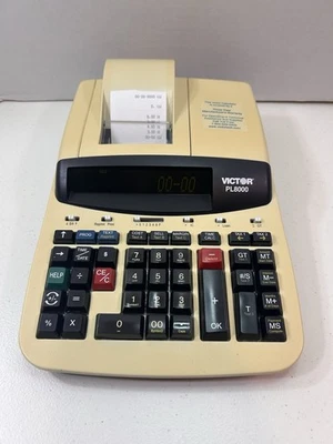 Victor PL8000 Financial Printing Calculator Thermal Printing Adding Machine - Image 1 of 4