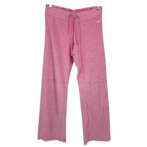 Pantalones de chándal de terciopelo Victoria’s Secret 'Love Pink' de tiro bajo para mujer y2k XS - Imagen 1 de 6