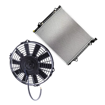 For 2005-2011 Toyota Tacoma 2.7L Aluminum Radiator & Cooling Fan Set Assembly - Image 1 of 4