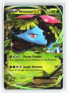 Pokemon XY Black Star Promo XY28 Venusaur EX - Imagen 1 de 2