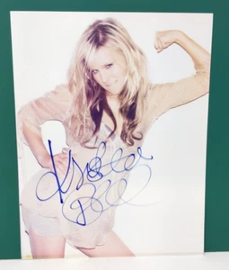 Kristen Bell Color 8x10 Showing Her Muscles Signed Collectable Certificate - Picture 1 of 12
