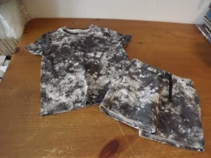 CAT & JACK short set XS 4-5 GRAY TYE DYE unisex boys girls - Picture 1 of 5