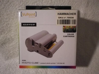 ViewPoint Solutions Color Cartridge for Photo Cube ACS IP P10 VP Compact Printer - Image 1 of 4