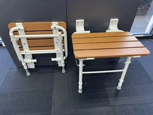 Folding Shower Seat - folds out of the way when mounted securely in shower (x2) - Picture 1 of 3
