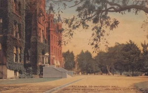 University Hall Ohio State University Columbus OH 1918 handkolorierte Postkarte - Bild 1 von 2
